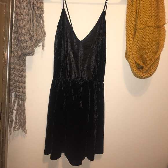 Black Velvet romper - Picture 1 of 3